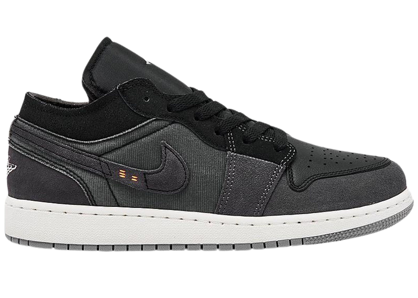 Air Jordan 1 Low Craft Inside Out Black GS DV0478 001