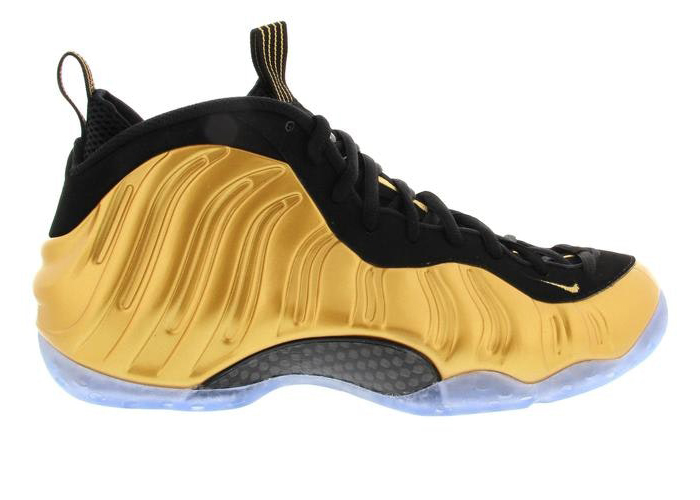 Nike air foamposite one gold online