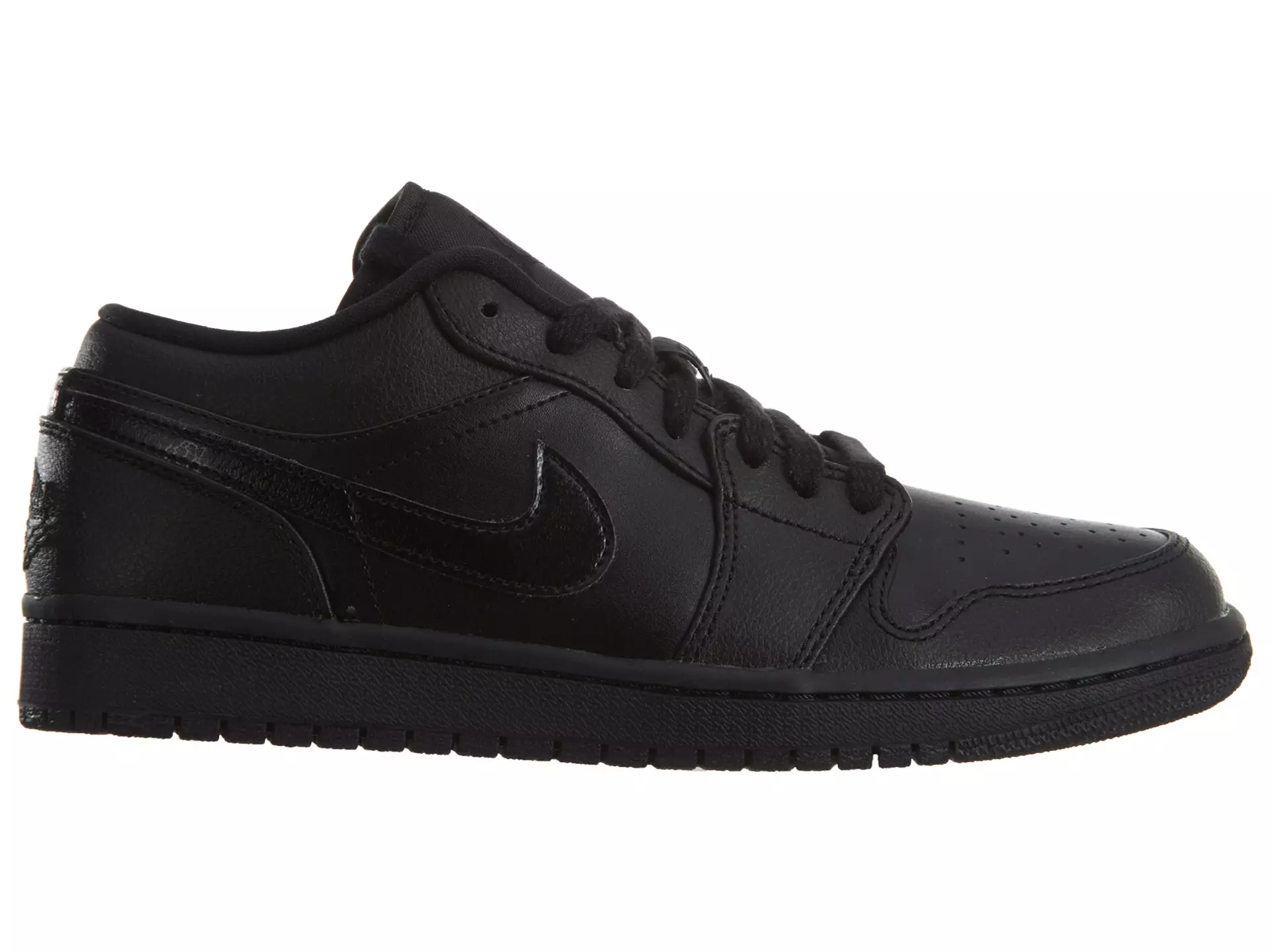 Air Jordan 1 Low Black Black Noir 553558 017