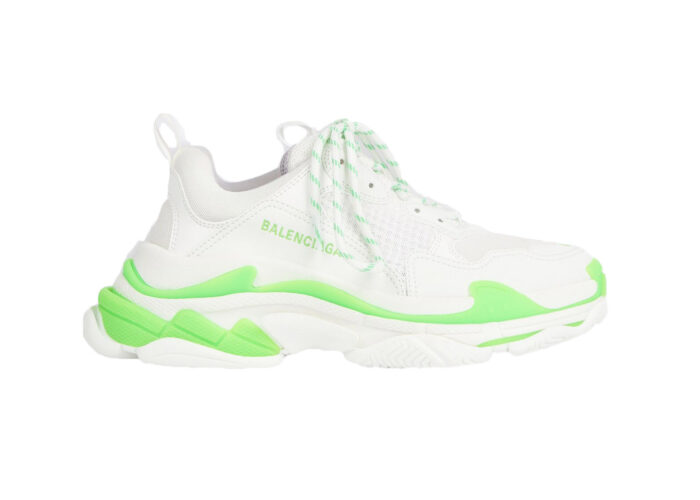 Balenciaga Triple S Fluo Green White 536737W2CA33890