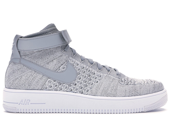 Nike air force 1 ultra flyknit mid wolf grey on sale