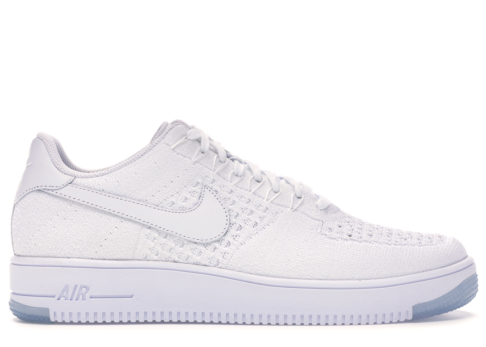 Nike Af1 Ultra Flyknit Low White White Ice 817419 100