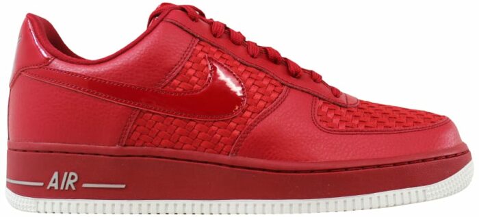 Nike Air Force 1 Low 07 LV8 Woven Gym Red White Chrome 718152 605