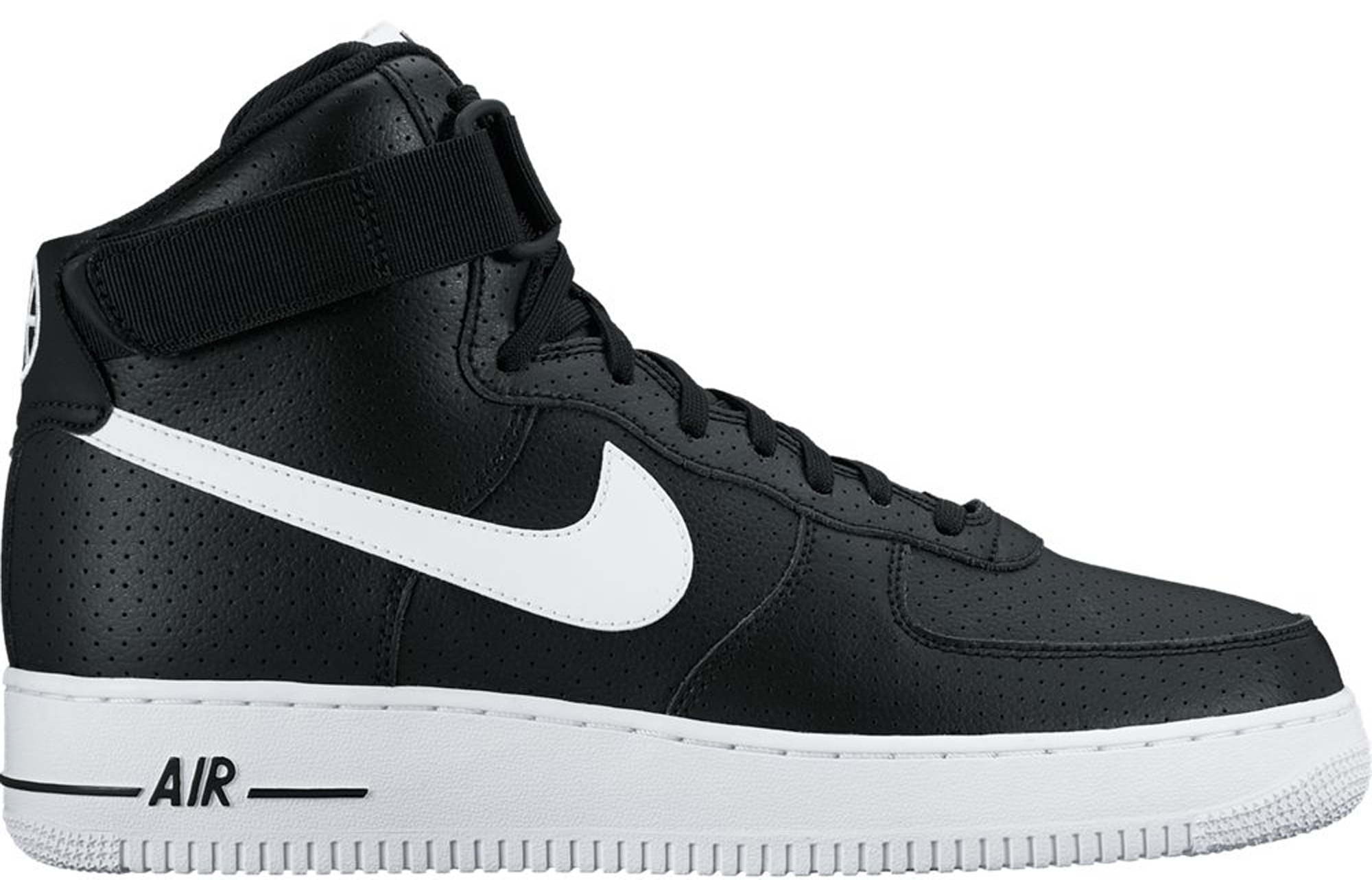 Nike air force 1 high black and white on sale