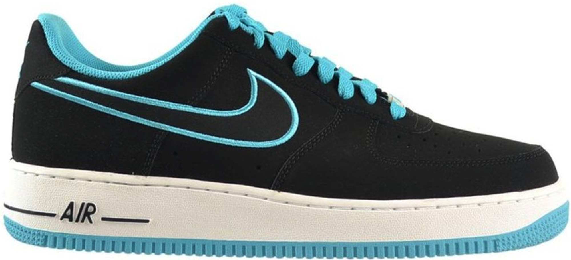 Nike Air Force 1 Low Black Turquoise 488298 011