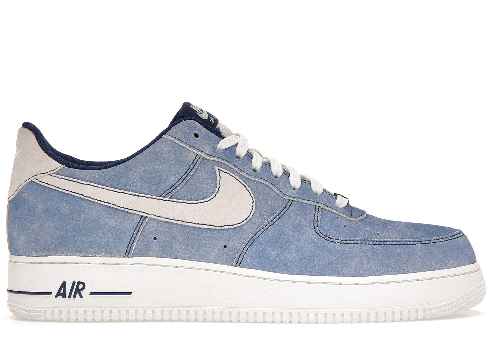 Nike air force 1 light blue suede on sale