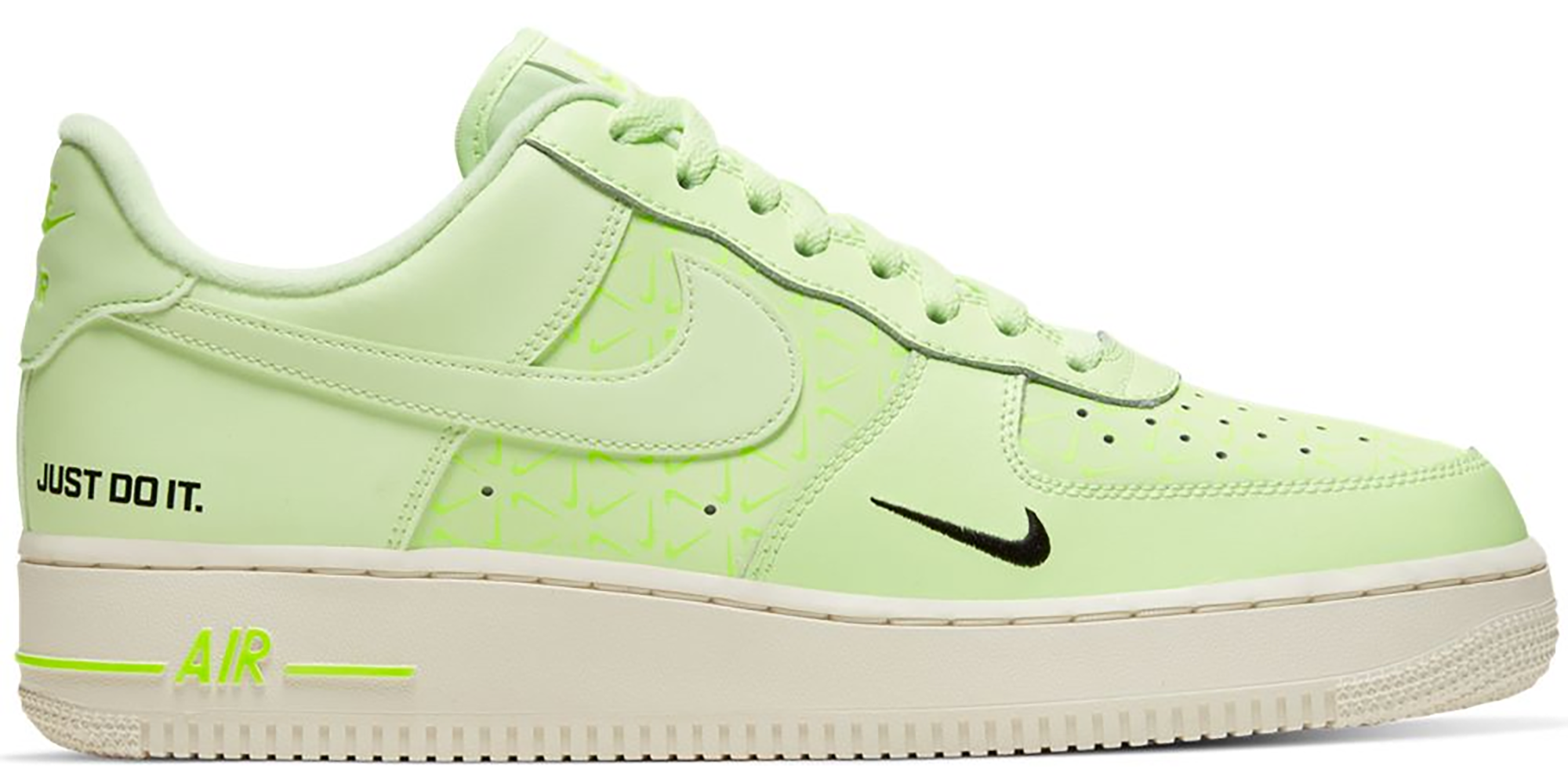 Nike air force 1 just do it womens green on sale