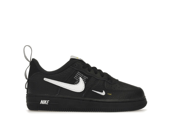 Nike air force 1s black and white online