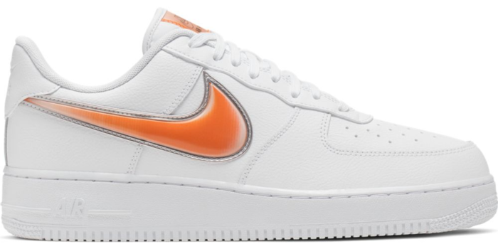 Nike af1 orange swoosh online