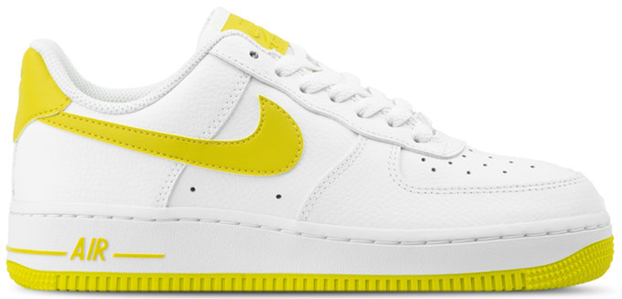 Air force 1 07 white bright citron best sale