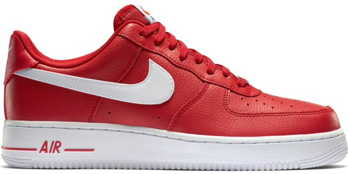 Nike air force 1 university red online