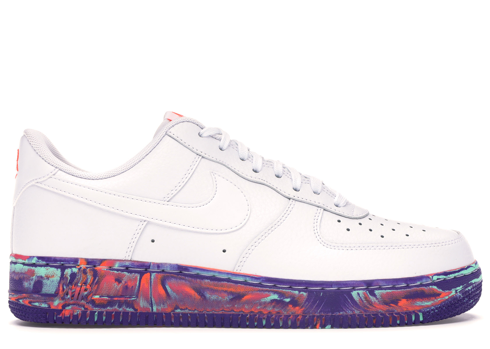 Nike Air Force 1 Low White Multi Color Marble AJ9507 100