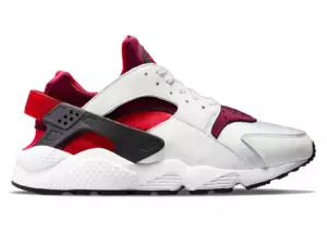 Nike air huarache red and white online