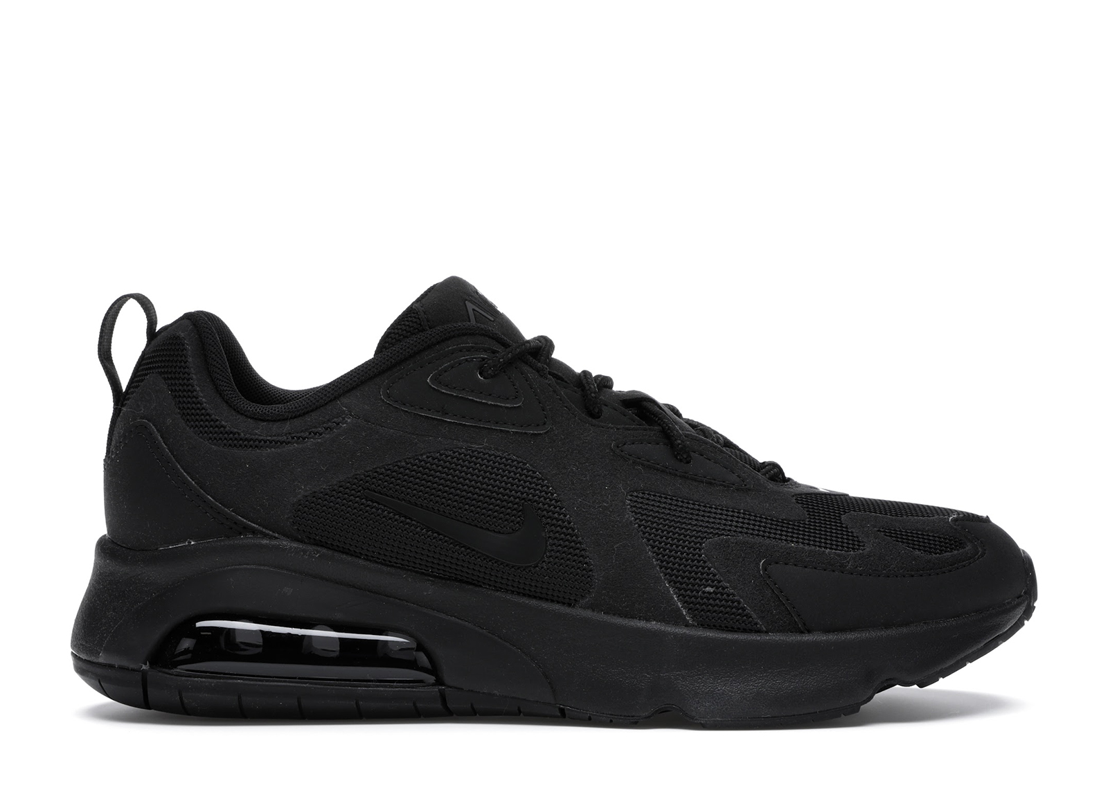 Nike air force 200 triple black on sale