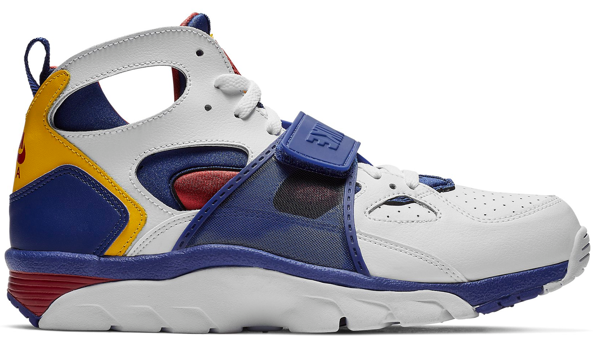 Nike Air Trainer Huarache White Regency Purple Amarillo