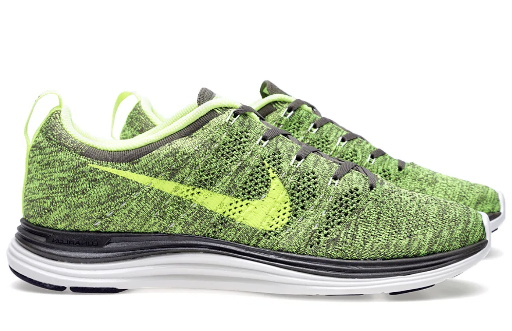 Nike Flyknit Lunar1 Tarp Green Volt 554887 371