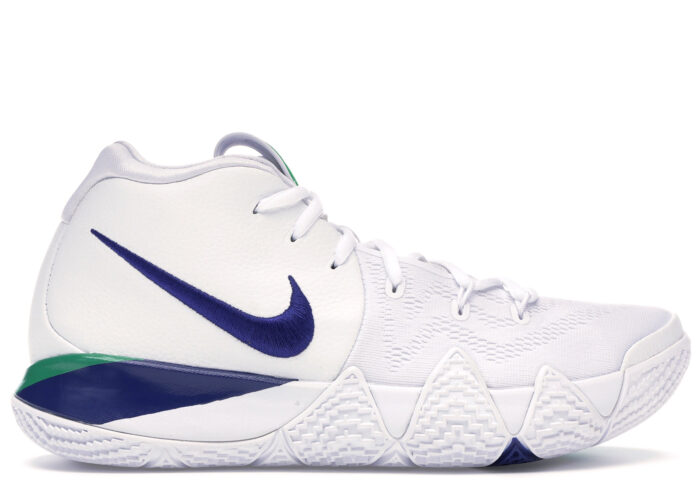 Kyrie 4 clearance white royal blue