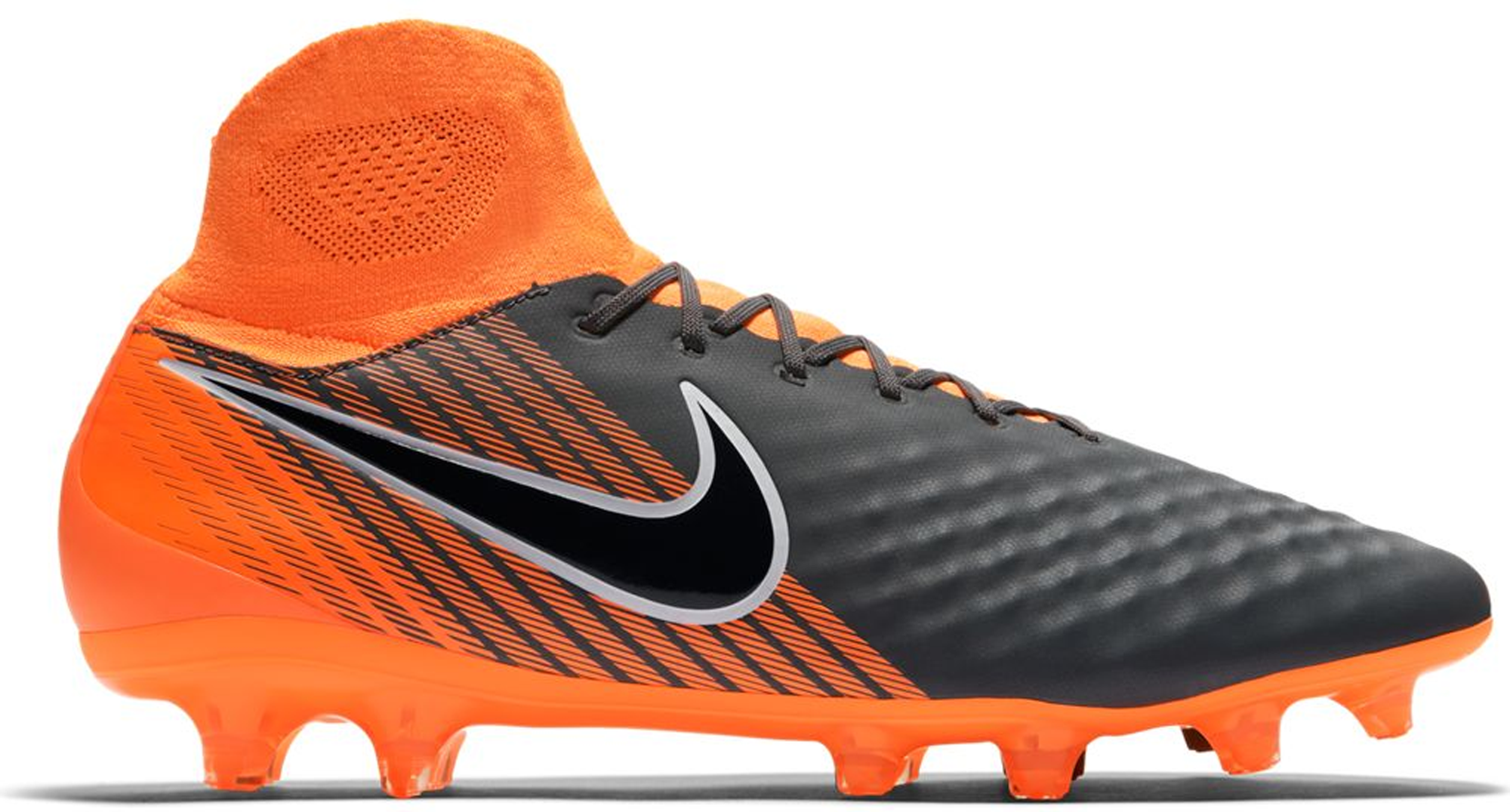 Nike Magista Obra II Pro DF FG Dark Grey Total Orange AH7308 080