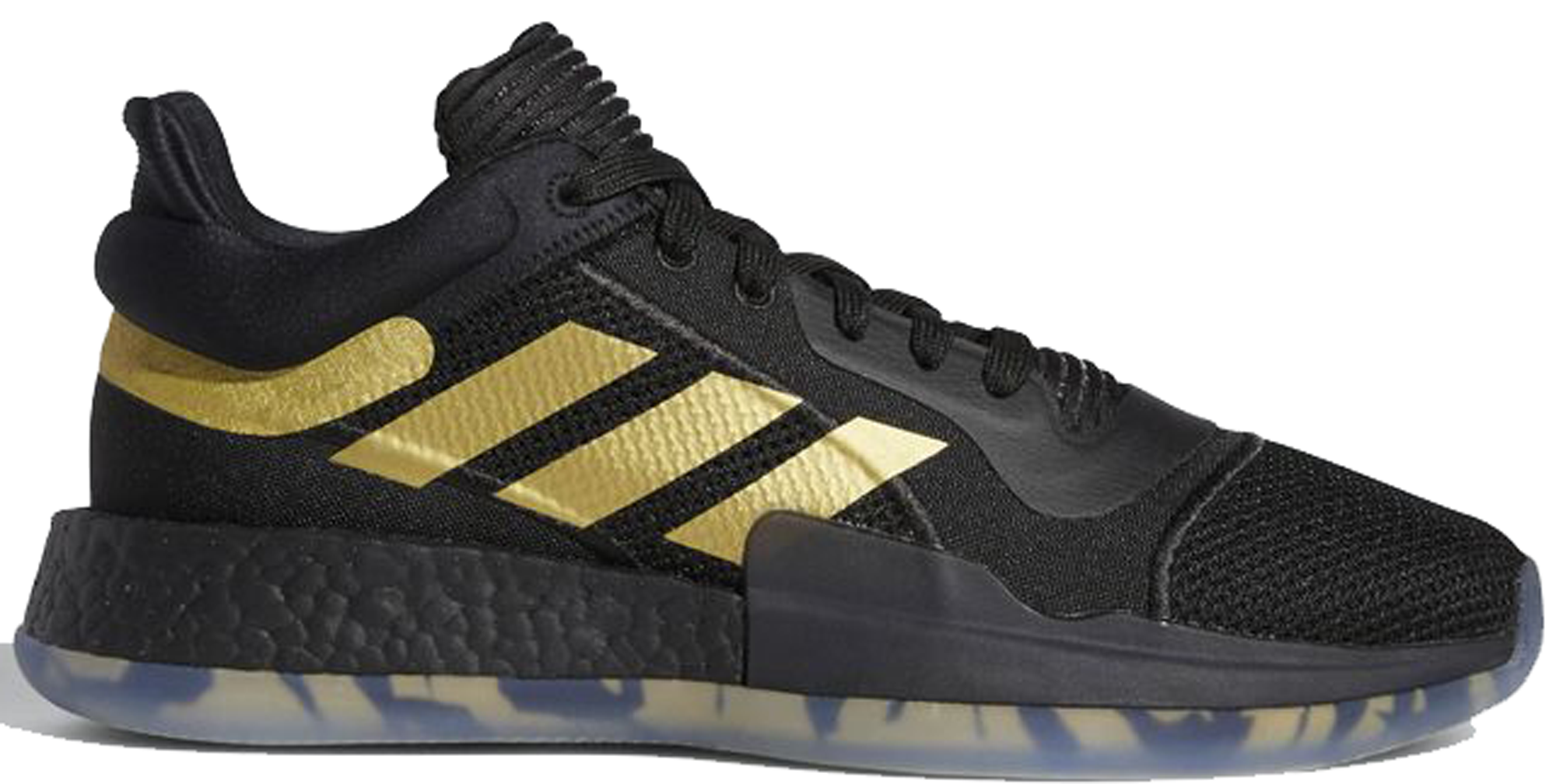 Adidas Marquee Boost Low Black Gold EE8572