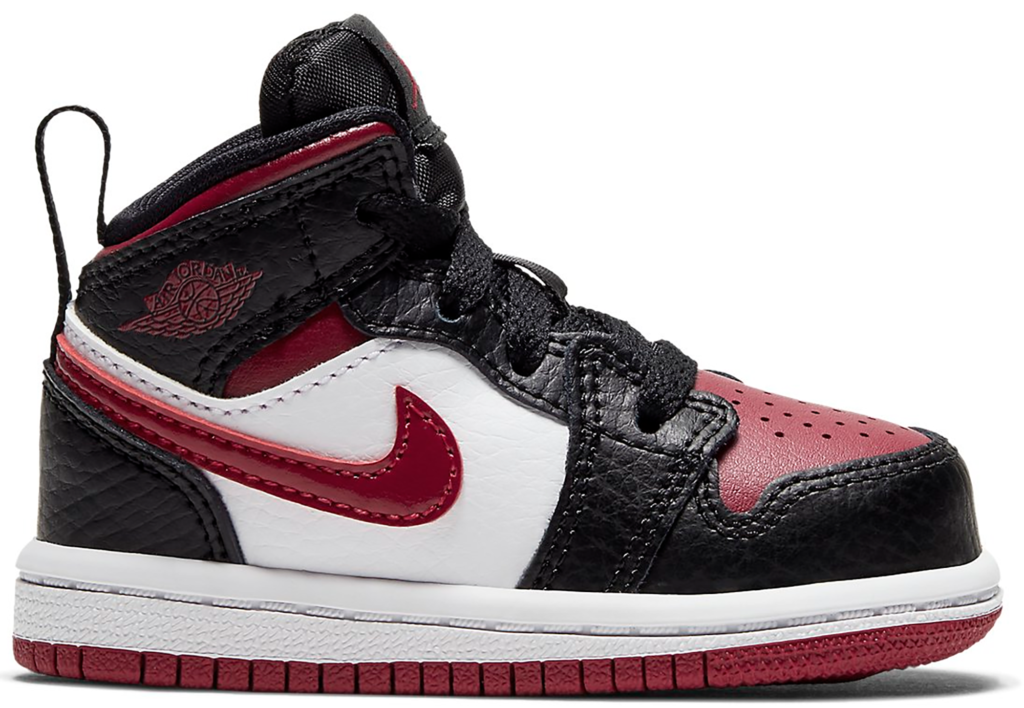 Air Jordan 1 Mid Bred Toe TD 640735 066