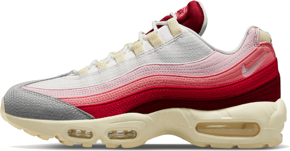 Nike 95 pink and white online