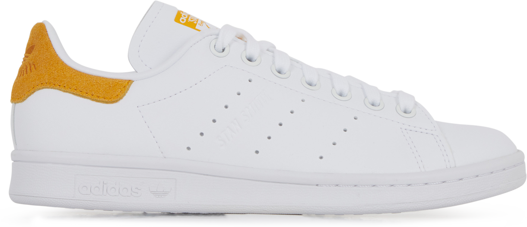 Stan smith cheap blanc jaune