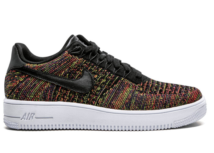 NikeLab Air Force 1 Low Flyknit Black Multicolor 826577 001